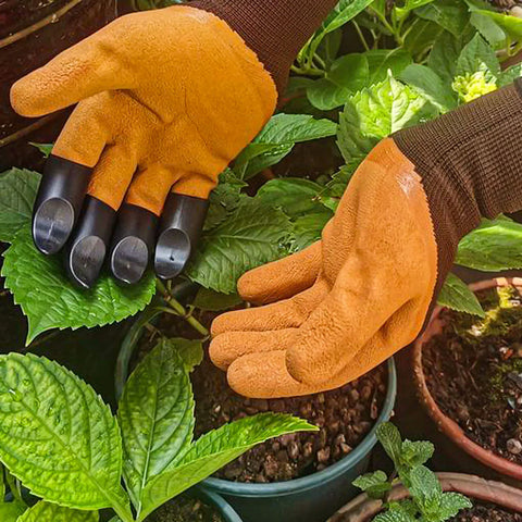 Image of SuperClaws™ - Garden Gloves with Claws for Planting & Yard Work