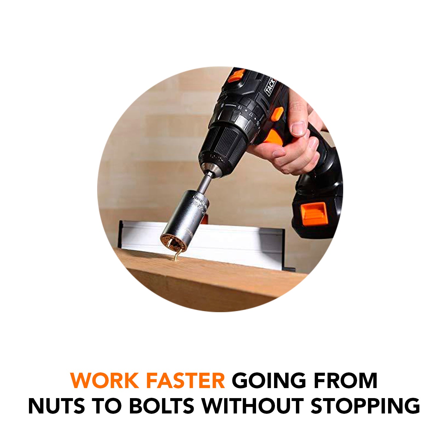 Super Socket™ - Instantly Grip Any Shape Bolt!