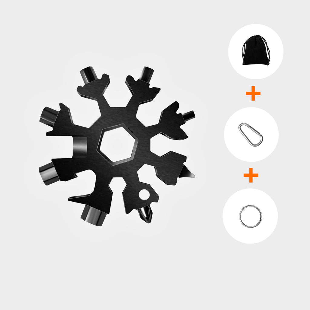 Snowflake MultiTool™- 18-In-1 Tool Gift Set for Christmas