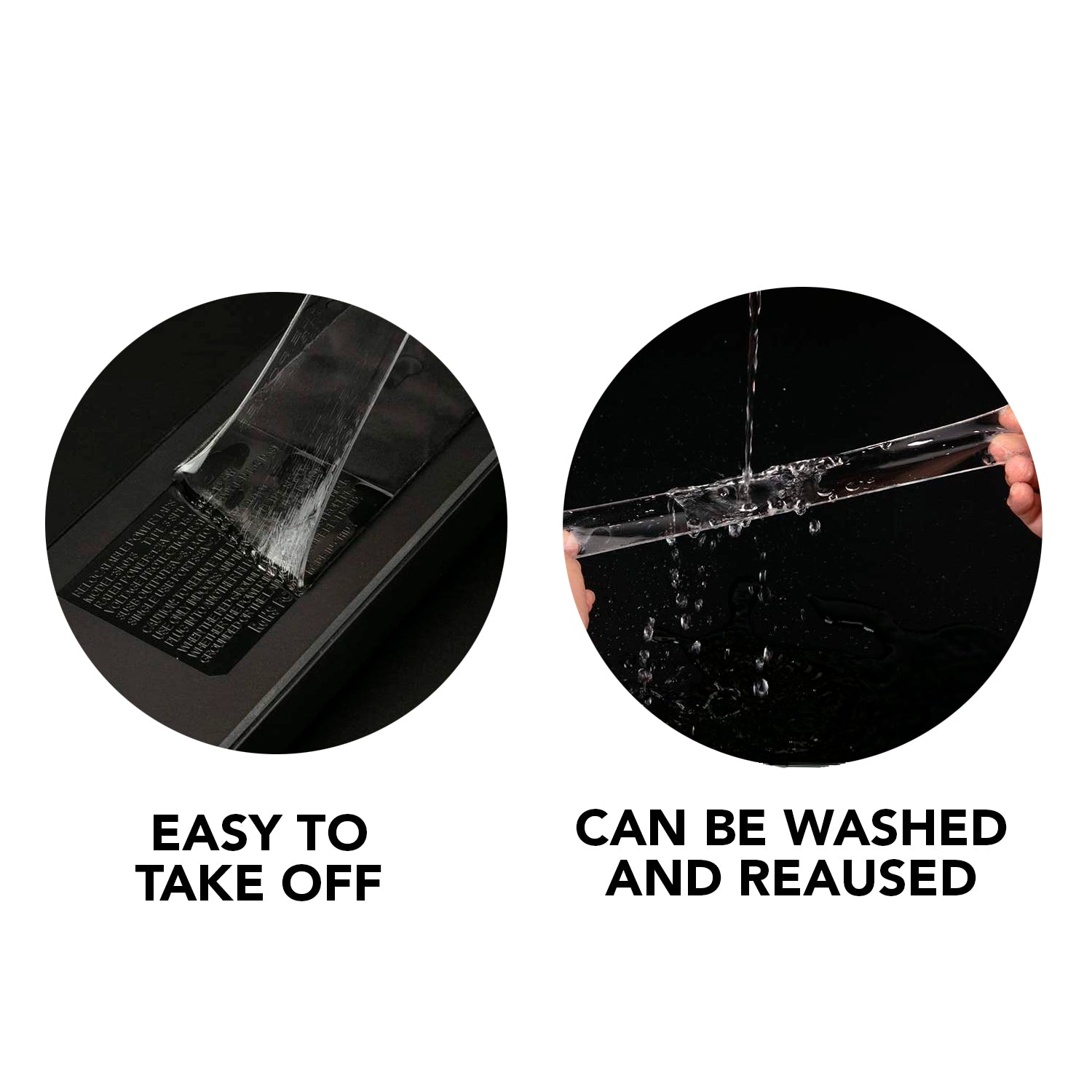 SuperToughTape™ - Heavy-Duty Mounting Tape You Can Wash and Reuse!