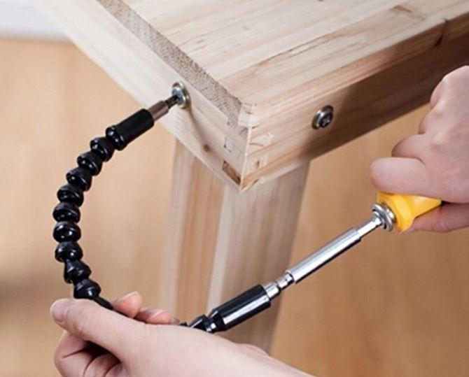 SuperBit™ - Screwdriver Extension for ANY Angle!